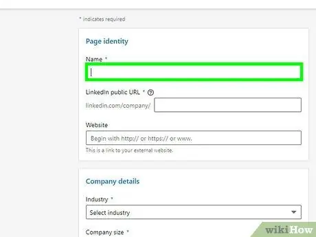 Создайте бизнес-страницу в LinkedIn Шаг 5
