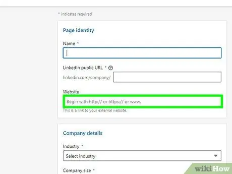 Создайте бизнес-страницу в LinkedIn Шаг 6