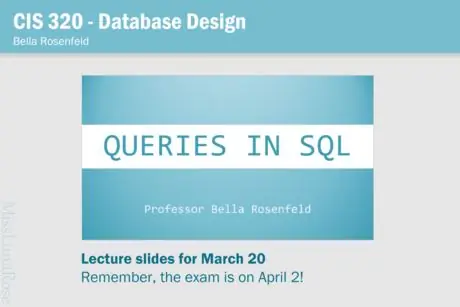 Веб-сайт класса SQL Power Point