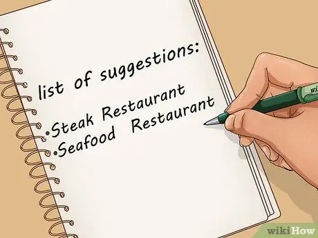 Выберите, где поесть с друзьями Шаг 5