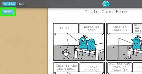 Напишите комикс о Storybird, шаг 8