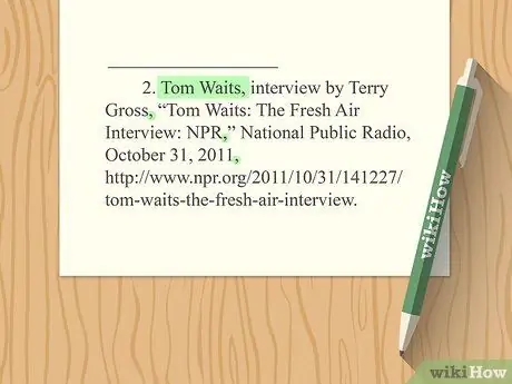 Процитируйте интервью Шаг 15