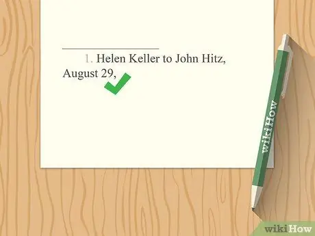 Цитируйте письма, шаг 19