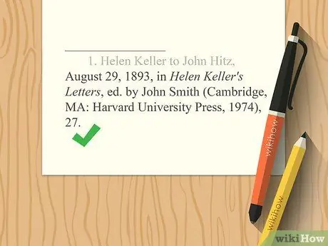 Цитируйте письма, шаг 20