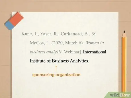 Процитируйте веб-семинар Шаг 10