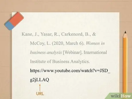 Процитировать веб-семинар Шаг 11