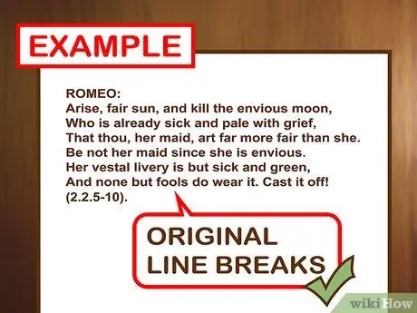 Цитируйте Шекспира, Шаг 16