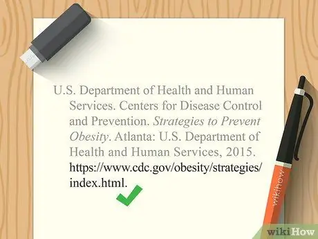 Укажите Центры по контролю и профилактике заболеваний (CDC). Шаг 17