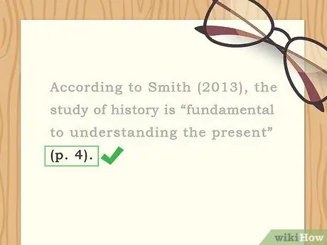 Процитируйте программу в APA Step 16