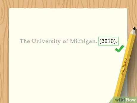 Процитируйте программу в APA Step 2