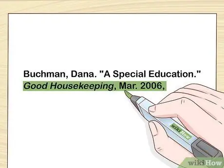 Цитировать статью Шаг 3