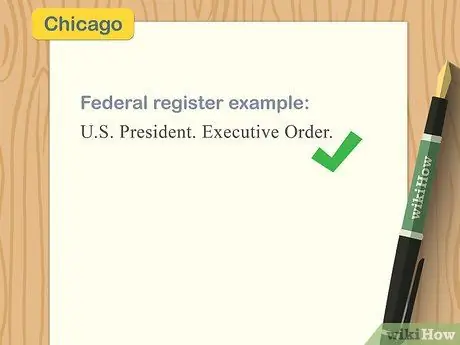 Процитировать исполнительные приказы, шаг 12