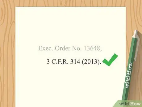 Процитировать исполнительные приказы Шаг 9