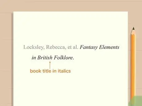 Цитируйте книги от нескольких авторов Шаг 3