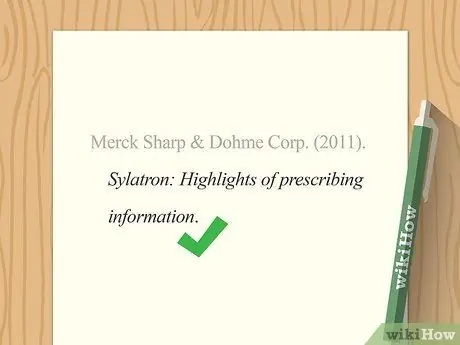 Цитируйте вкладыш в пакет, шаг 3