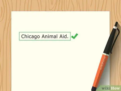 Цитируйте брошюру в APA Step 2