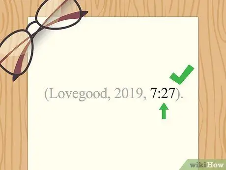 Цитируйте выступления TED в APA Step 12