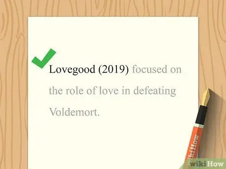 Цитируйте выступления TED в APA Step 13