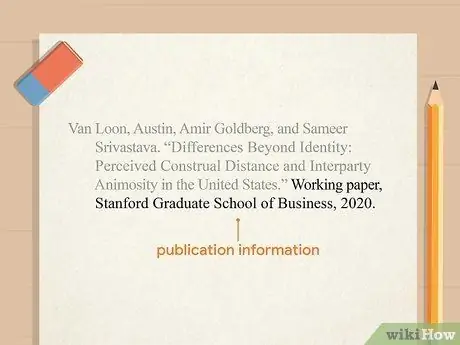 Цитируйте рабочий документ Шаг 15