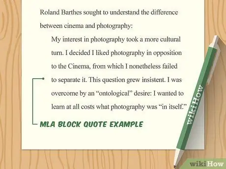 Процитируйте прямую цитату Шаг 2