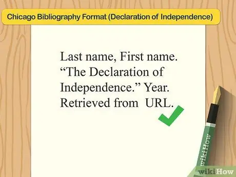 Процитируйте Декларацию независимости Шаг 9