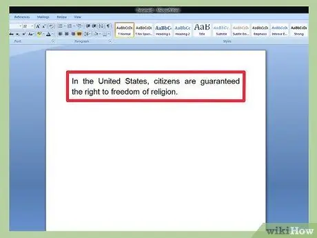 Процитировать Конституцию Шаг 9