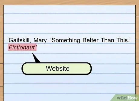 Цитируйте рассказы в шаге 10 ГНД