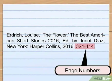 Цитируйте рассказы в шаге 11 ГНД