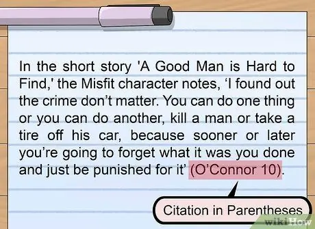 Цитируйте рассказы в Шаге 3 ГНД