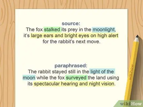 Процитируйте перефразированное утверждение Шаг 12