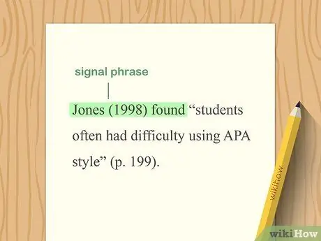 Процитируйте перефразированное заявление Шаг 6