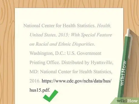 Цитируйте статистику, шаг 16