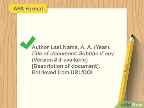 Цитируйте статистику, шаг 7