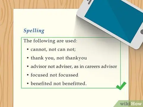 Напишите руководство по стилю Шаг 9