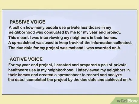 Используйте глаголы действия, шаг 6