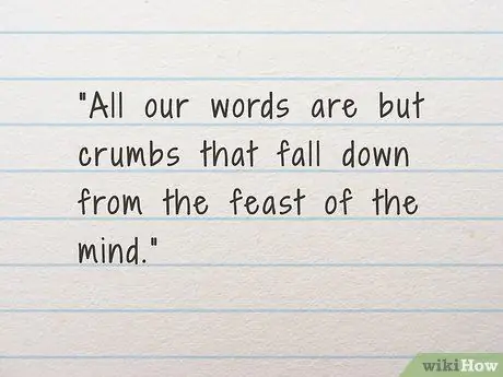 Используйте символизм в своем письме. Шаг 1