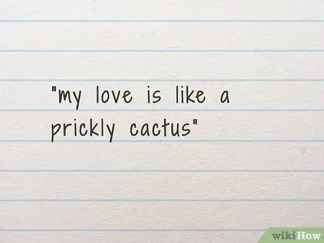 Используйте символизм в своем письме Шаг 3