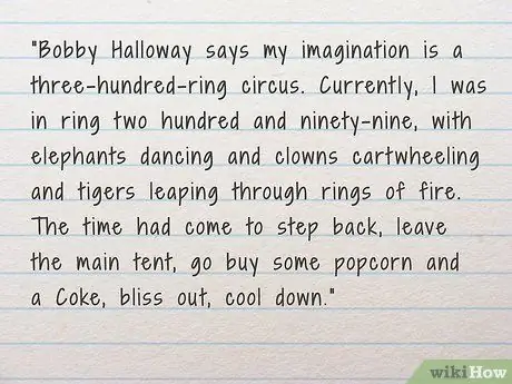 Используйте символизм в своем письме Шаг 4