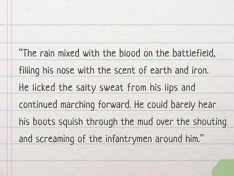 Напишите сцены битв, шаг 10