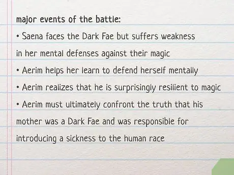 Напишите сцены битв, шаг 5