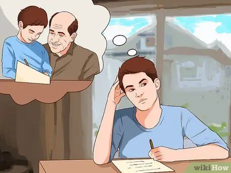 Написать панегирик бабушке и дедушке Шаг 1