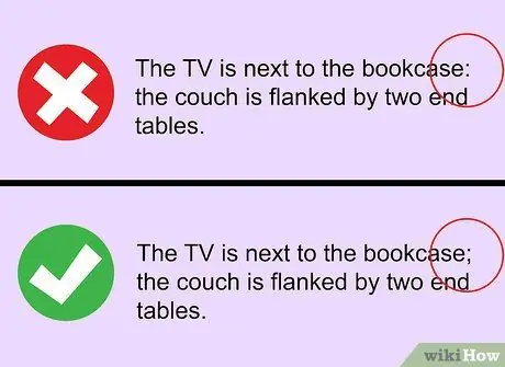 Используйте двоеточие в предложении Шаг 10