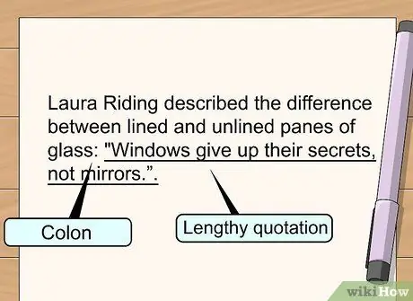 Используйте двоеточие в предложении Шаг 3
