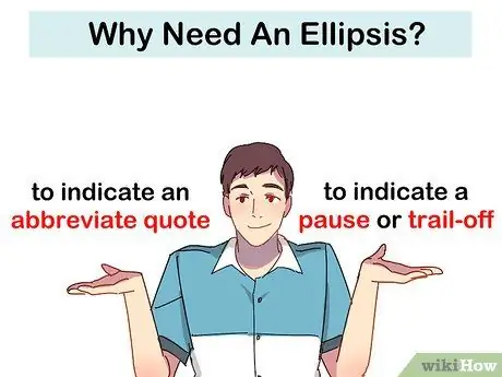 Используйте многоточие. Шаг 1