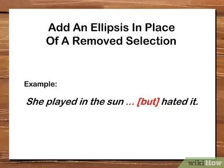 Используйте многоточие. Шаг 7