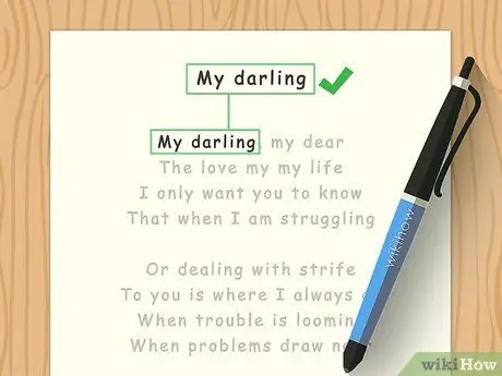 Напишите названия стихотворений, шаг 1