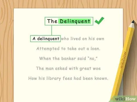 Напишите названия стихотворений, шаг 4