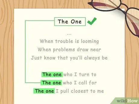 Напишите названия стихотворений, шаг 5