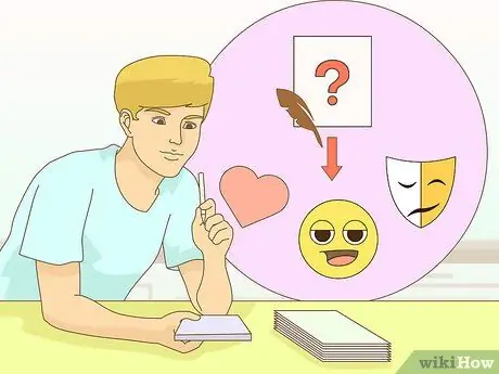 Организуйте свои стихи для сборника стихов Шаг 2