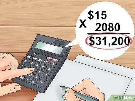 Определите свою годовую зарплату Шаг 3